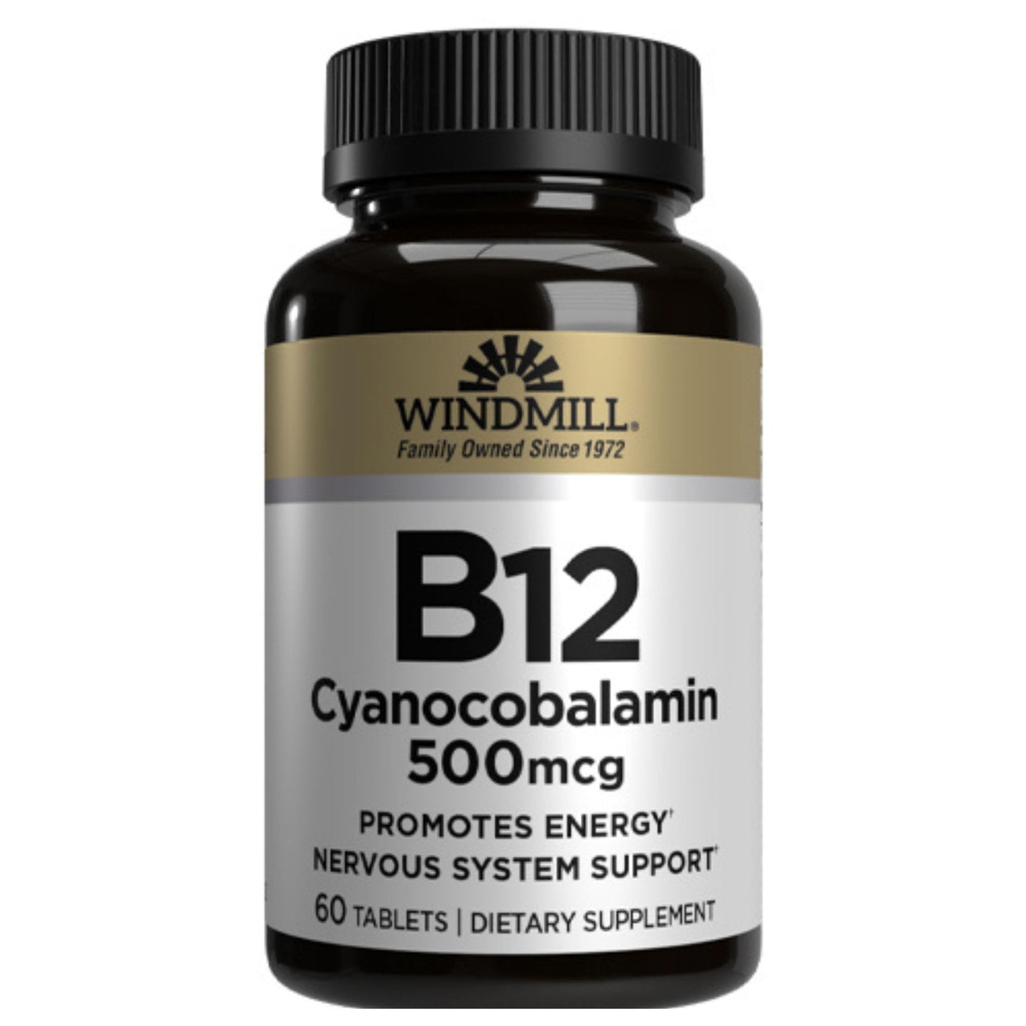 Windmill Vitamin B-12 500 mcg Tablet, 60 Tablets