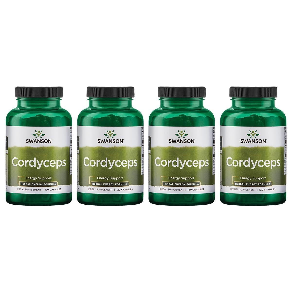 Swanson Cordyceps 600 Milligrams Capsules, 480 Count