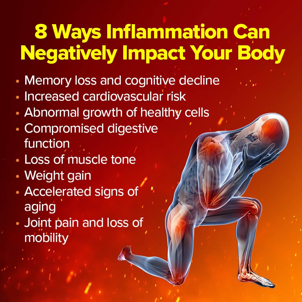 Cerule Cyactiv Natural Inflammation Supplement – Whole Body Balance and Cellular Protection Formula – Supports Stem Cell Health, Immune Function, Joint Comfort, Mobility, and Recovery, 60 Capsules