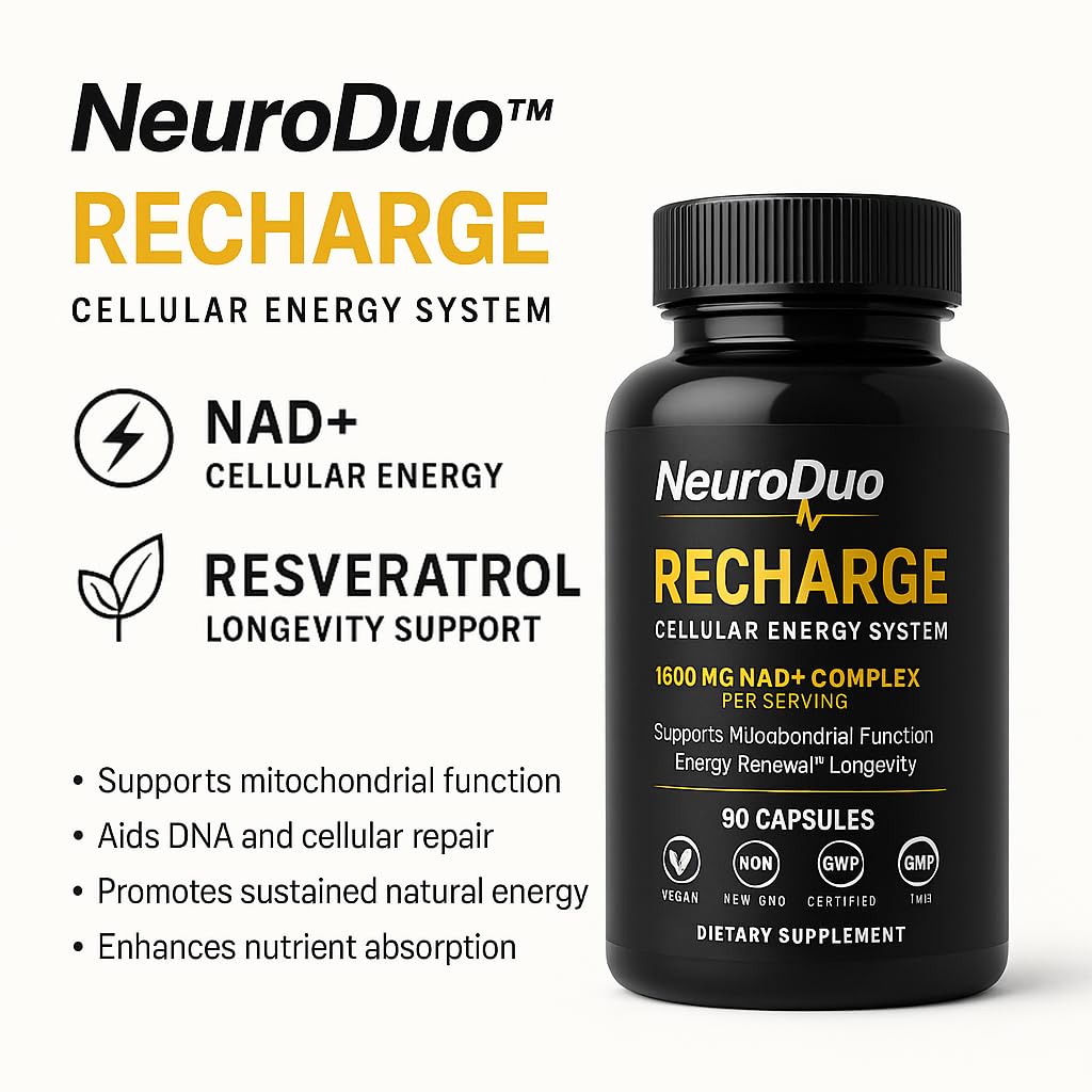 NeuroDuo Recharge NAD+ Resveratrol Complex Capsule 90 Count