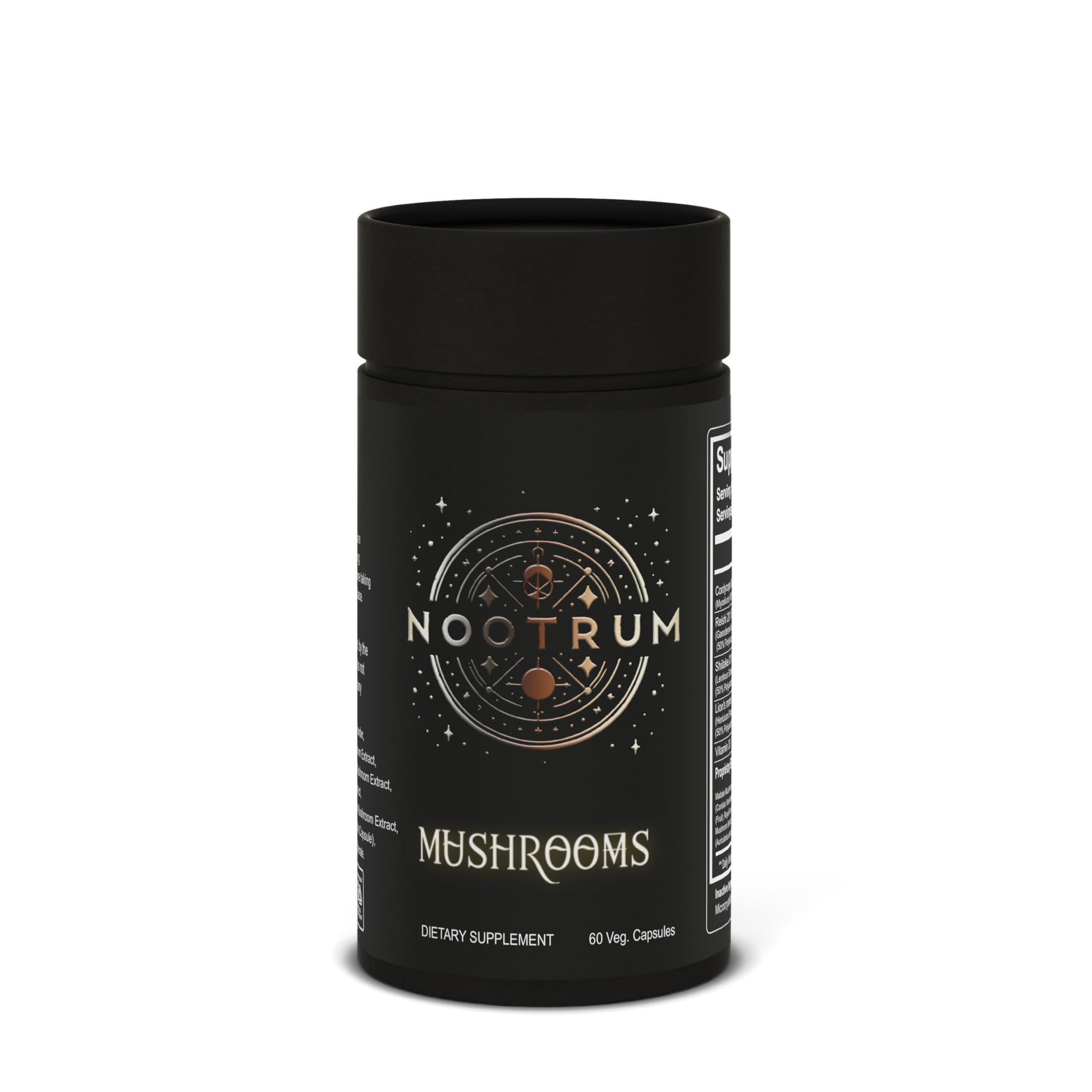 Nootrum Mushrooms Capsules, 120 Count