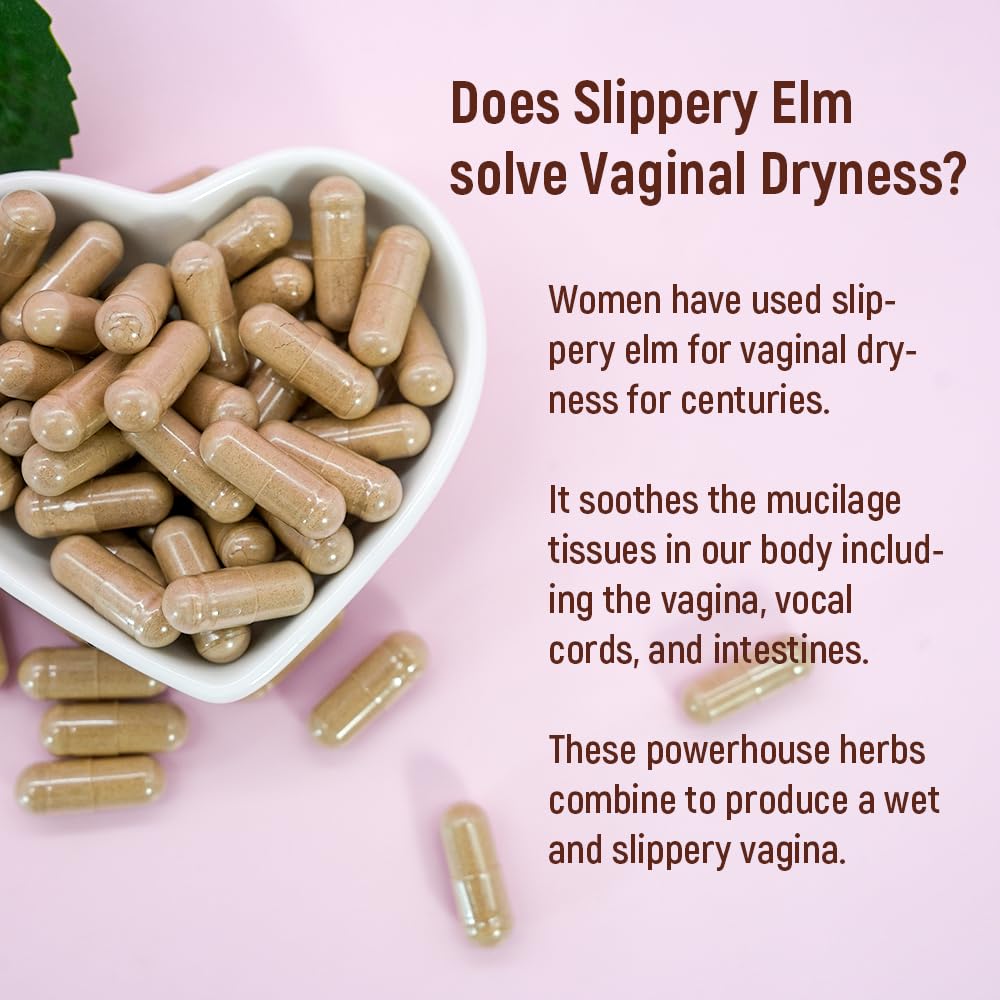 Grovege Slippery Elm Bark Capsule 1 Count