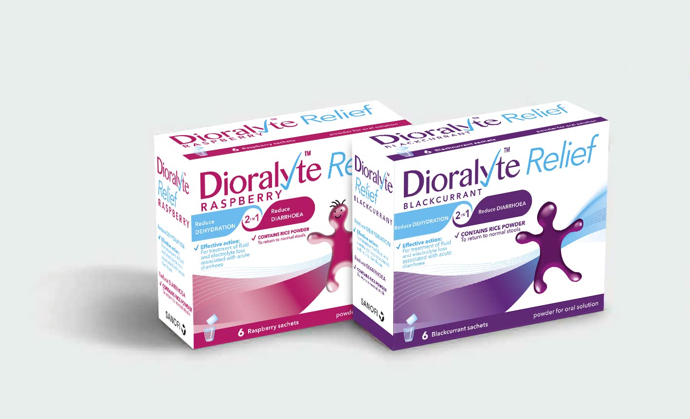 Dioralyte Relief Oral Rehydration Therapy Raspberry Flavour Tablets, 6