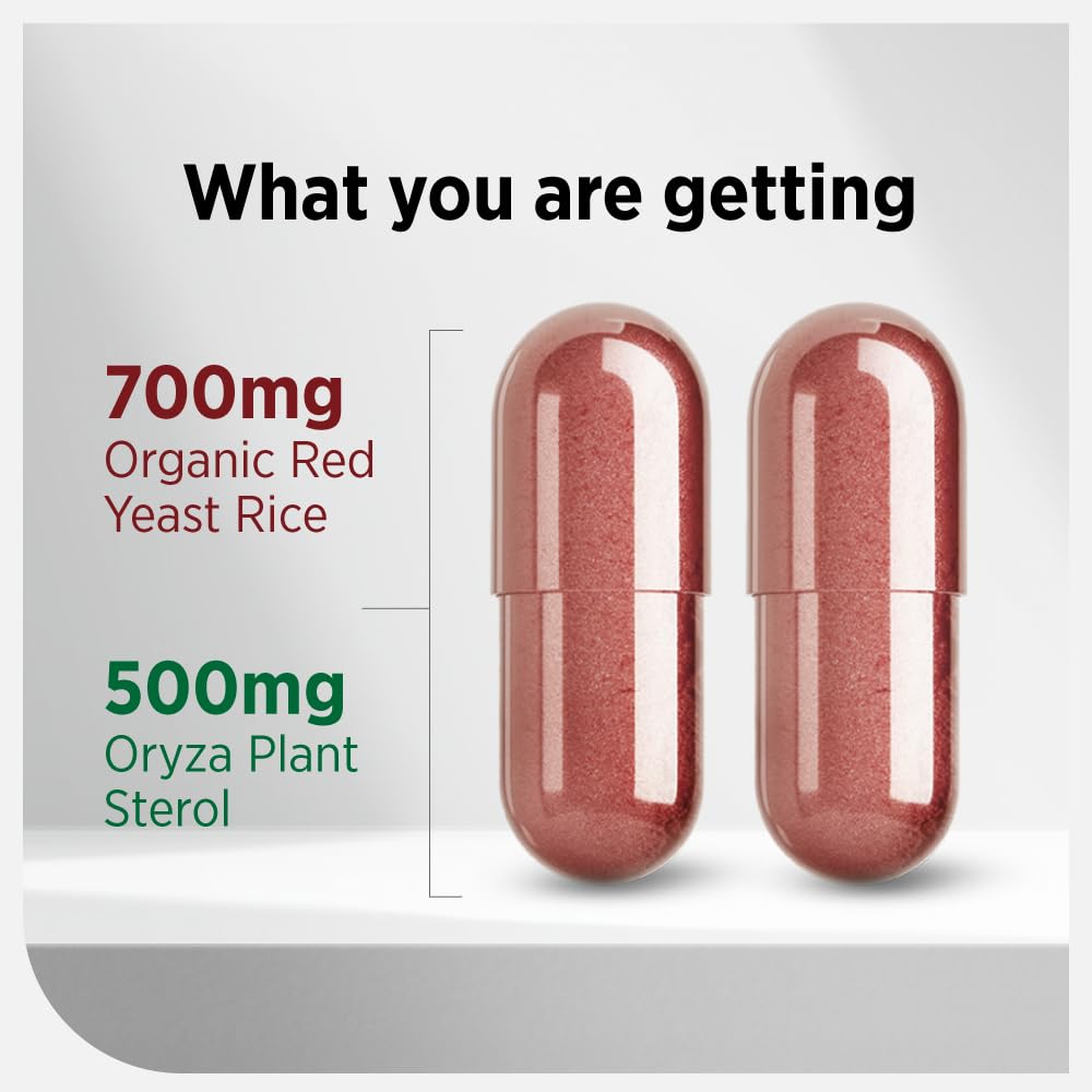 LABO Nutrition CHOLRestore Red Yeast Rice with Phytosterol Health Supplement, 270 Capsules