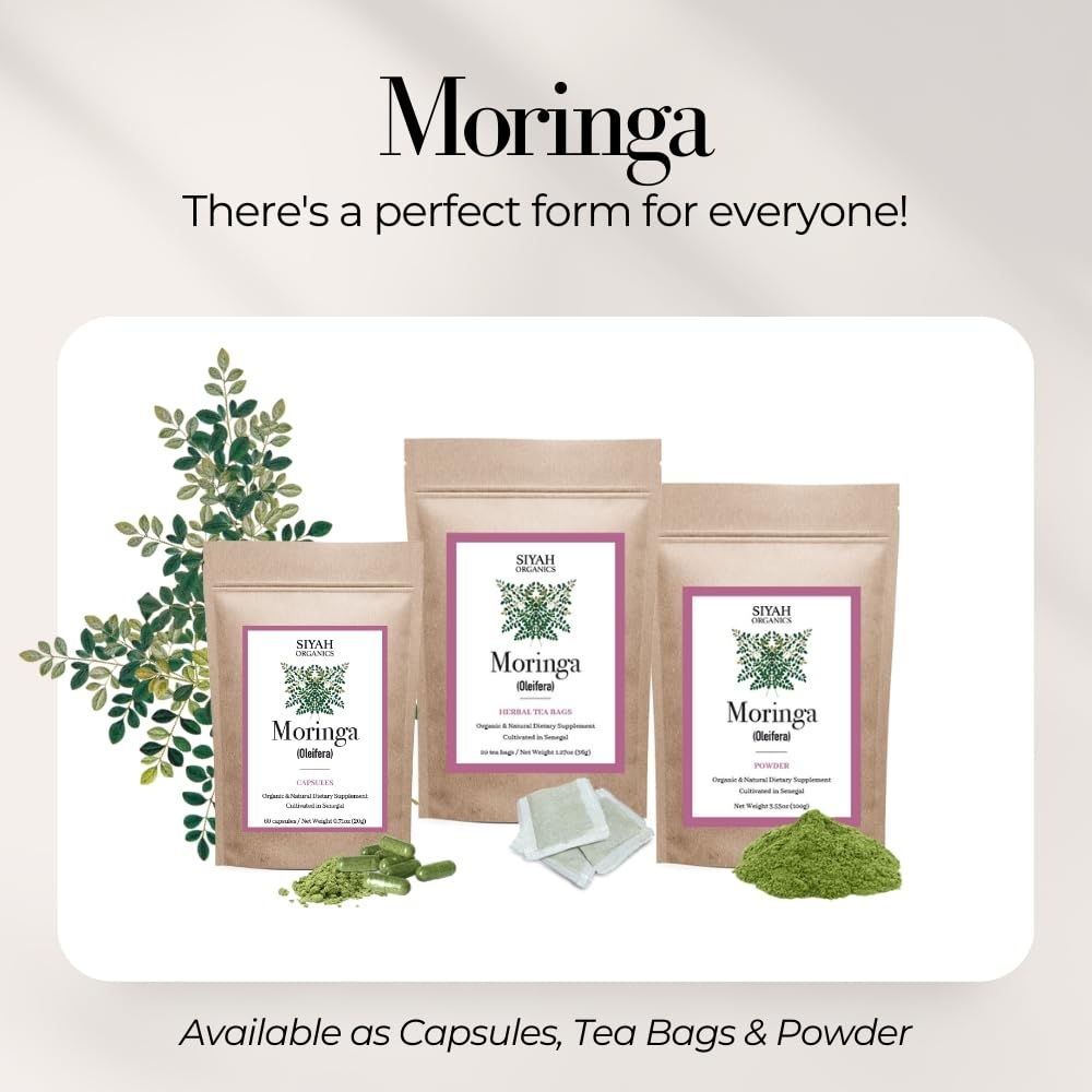 Selah Organics Natural Healing & Wellness Moringa Capsules Capsule 60 Count