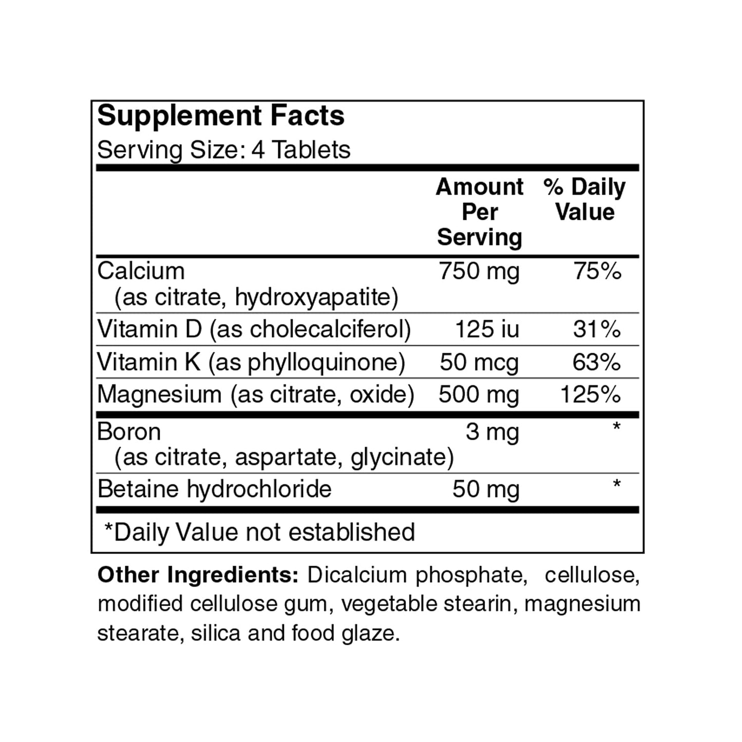 Holly Hill Health Foods Calcium and Magnesium Citrates Tablets 250