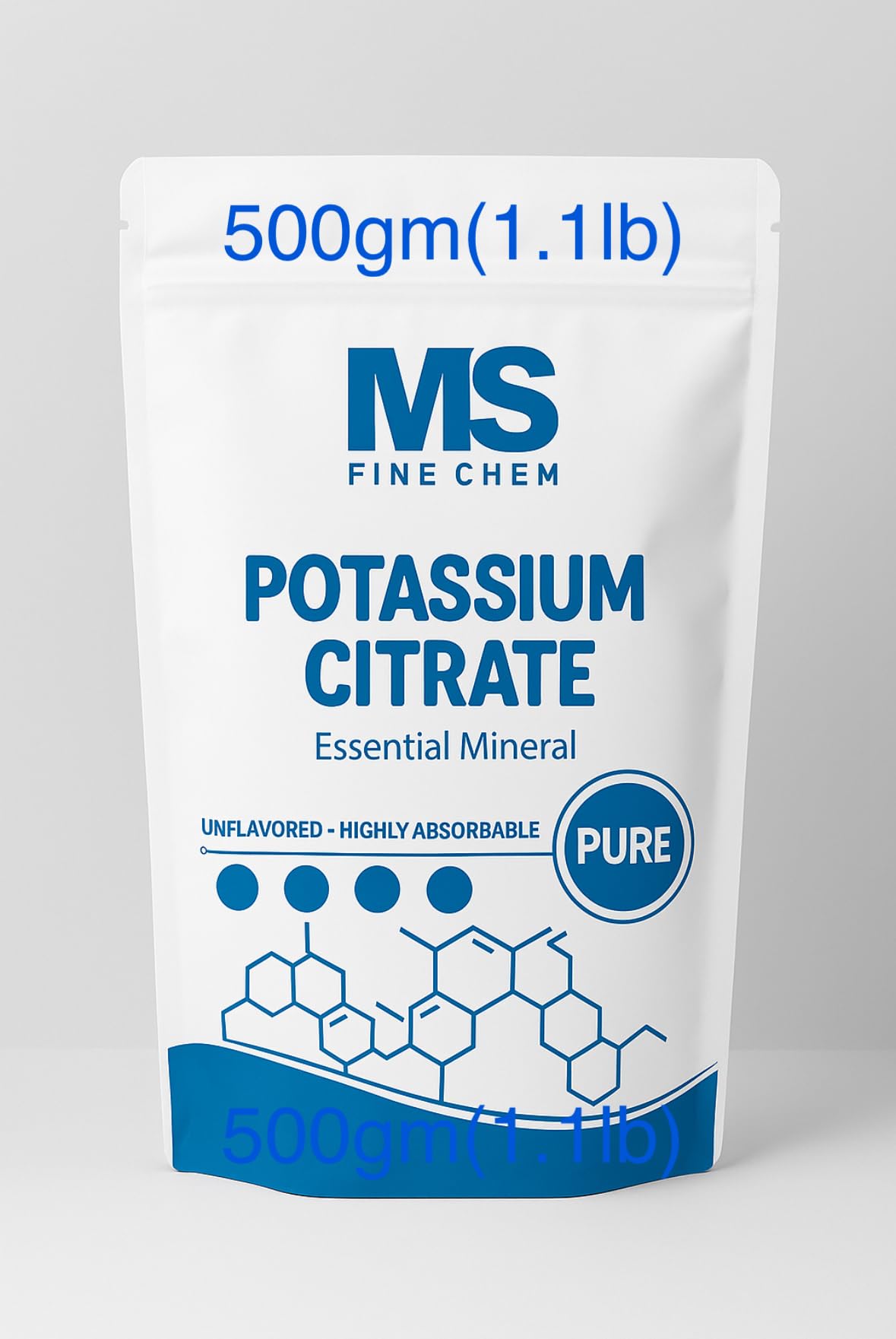MS Finechem Potassium Citrate Powder 1.1 Ounce (Pack of 1)