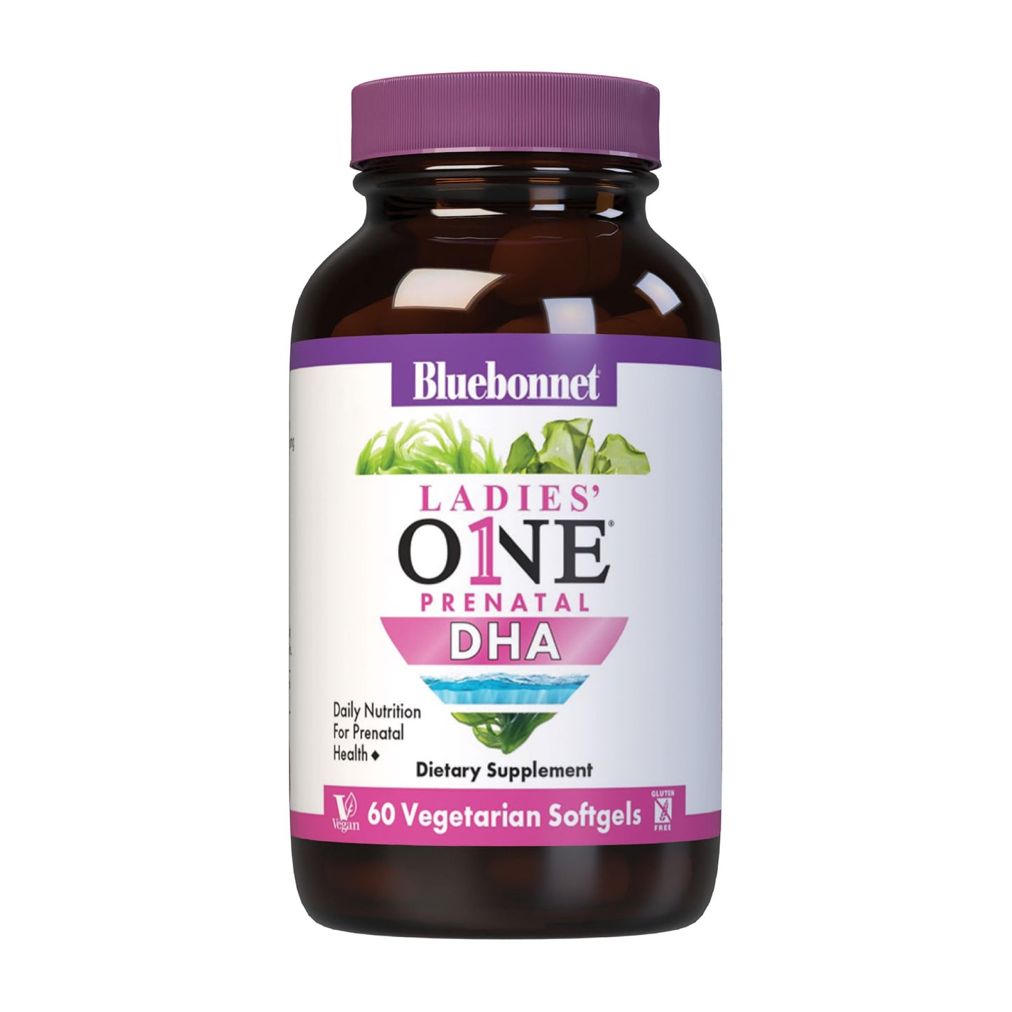 BlueBonnet Early Promise Prenatal Gentle DHA 200 mg Vegetable Capsules, 60 Count