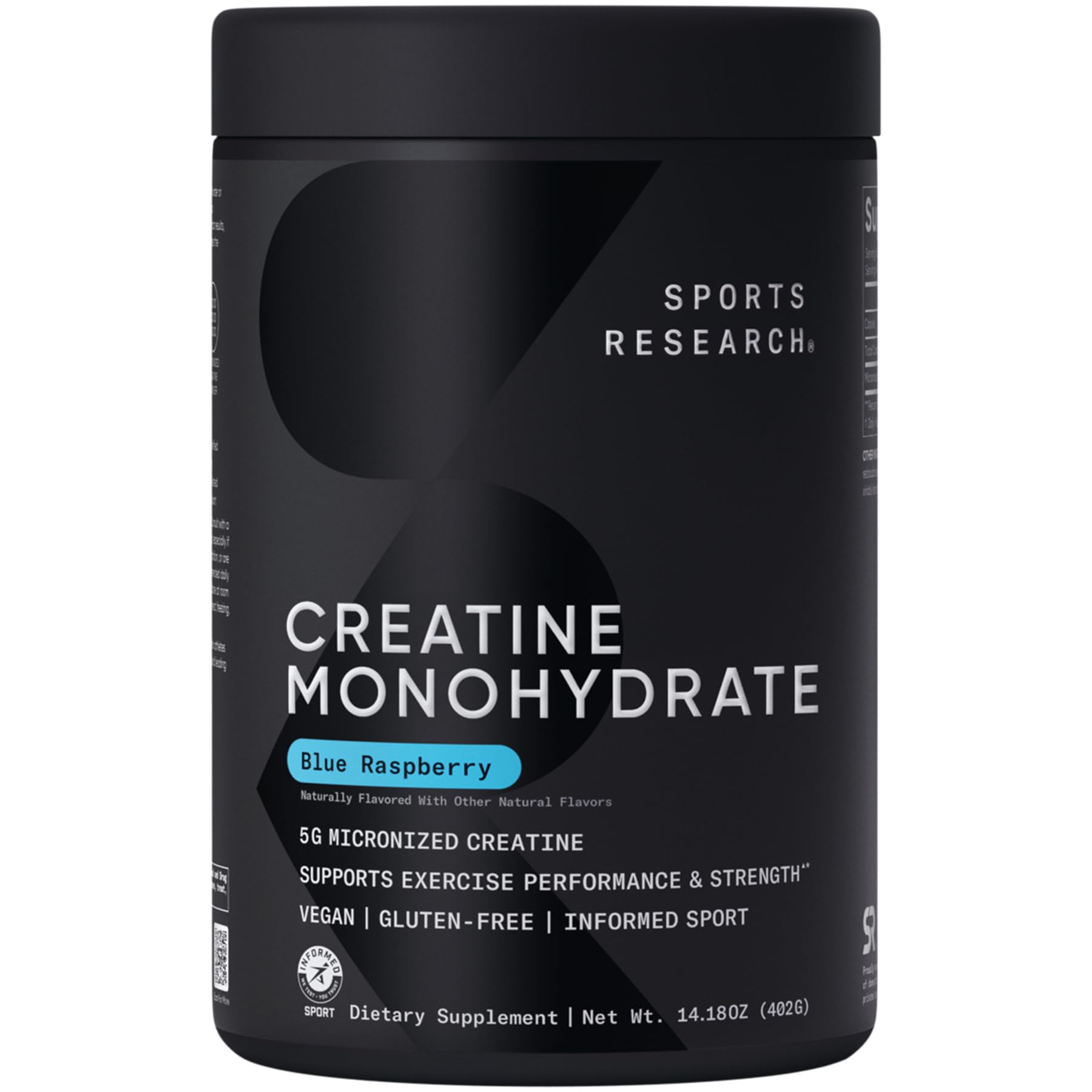 Sports Research Creatine Monohydrate Powder 14.18 oz