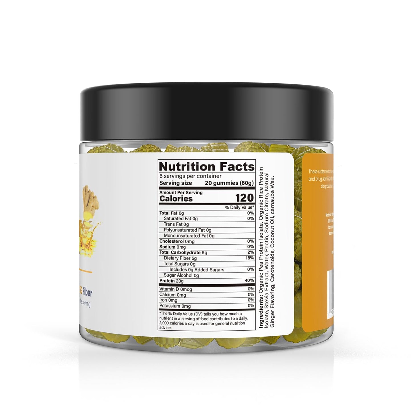 Sweet Therapy Sugar Free Protein Ginger Gummies 12.7