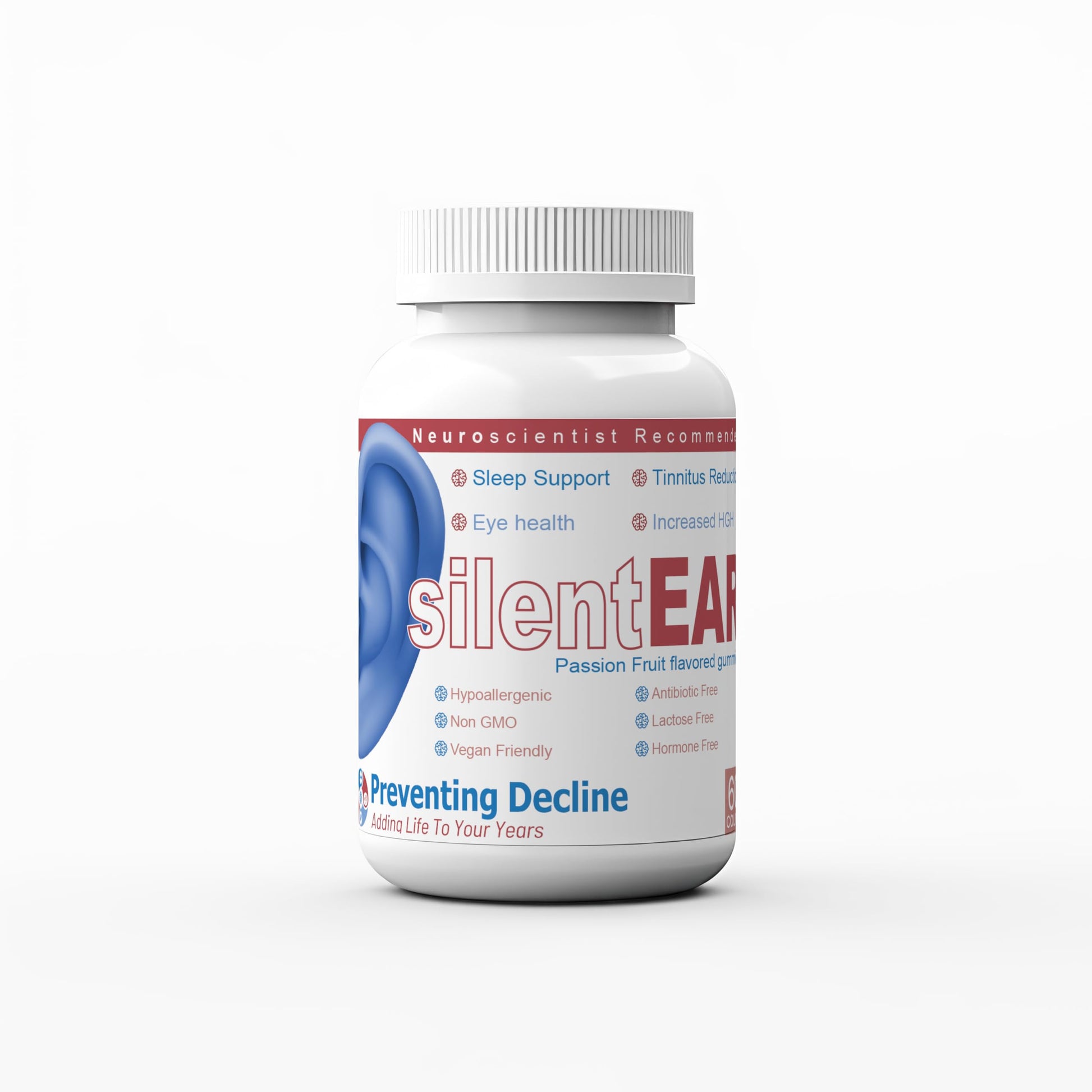 Preventing Decline SilentEar Gummy 120 Count