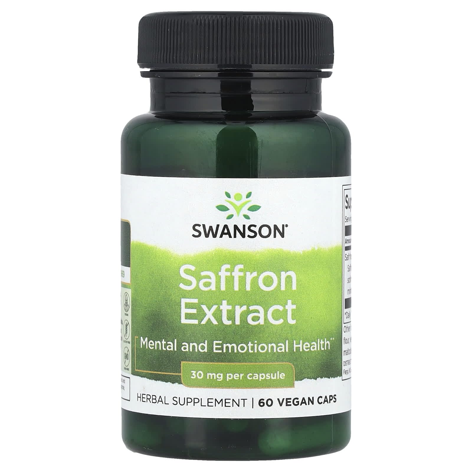 Swanson Saffron Extract 30 mg Capsule 60 Count