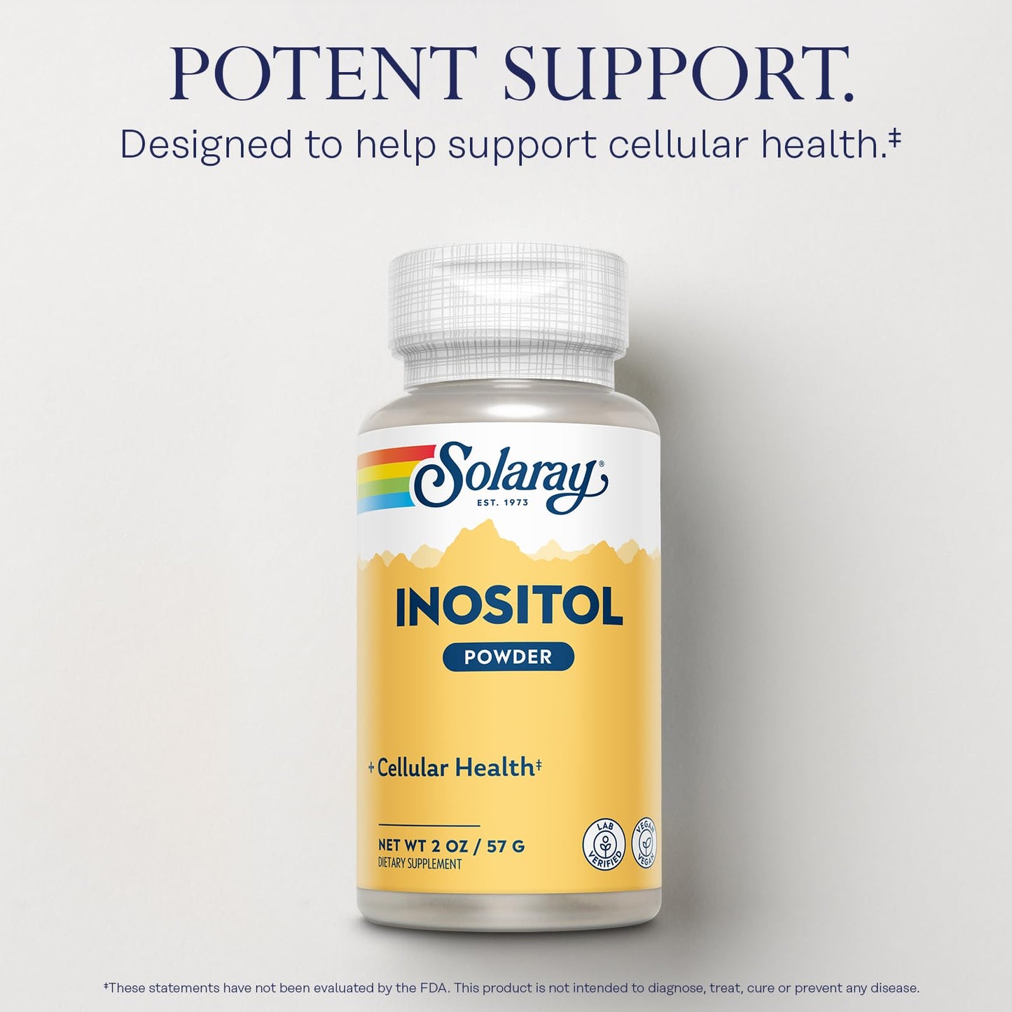 SOLARAY Pure Inositol Powder 2 oz