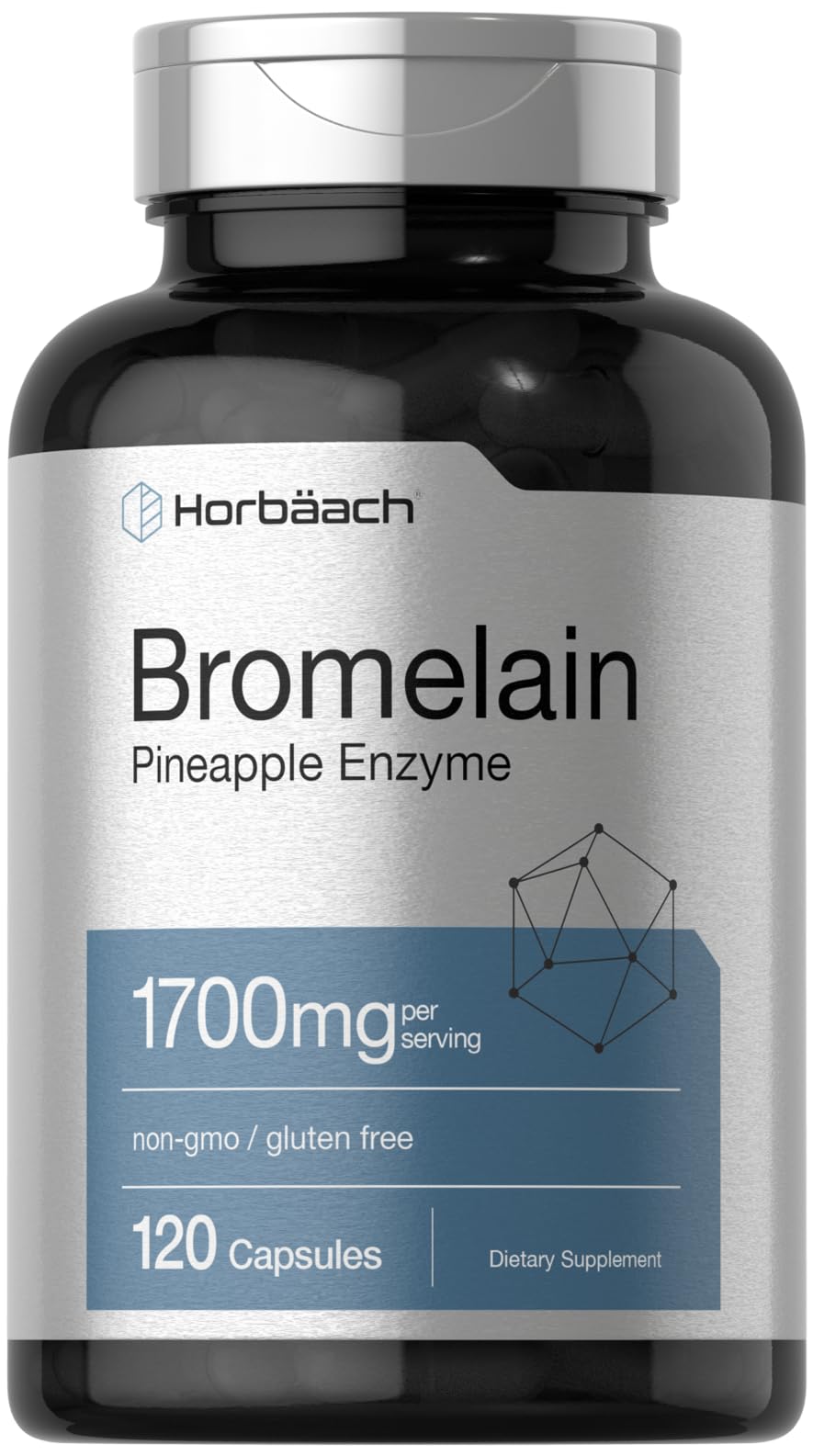 Horbäach Bromelain 1700 mg 120 Capsules