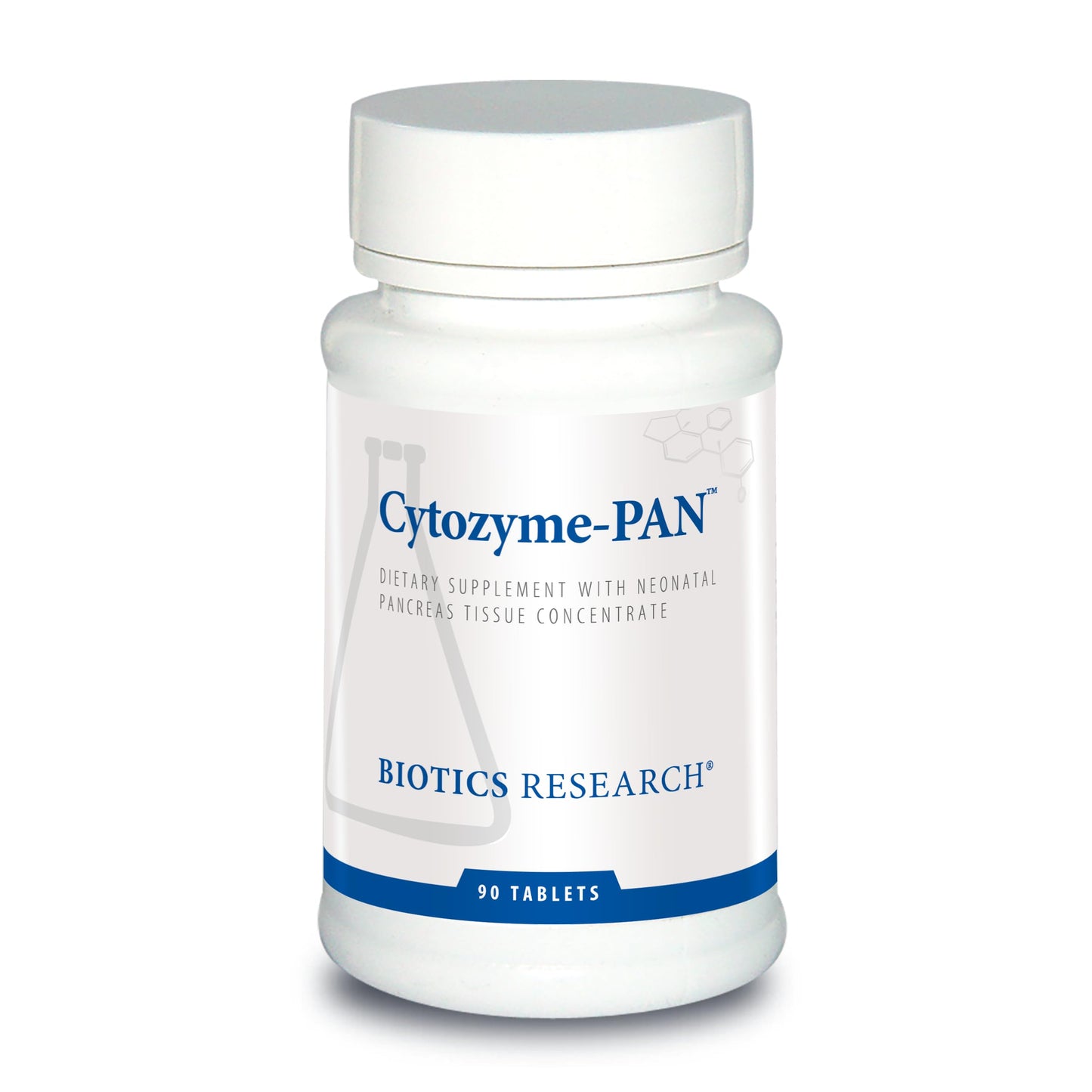 Biotics Research Cytozyme-PAN Pancreas Tissue Concentrate with SOD & Catalase, 90 Tablets
