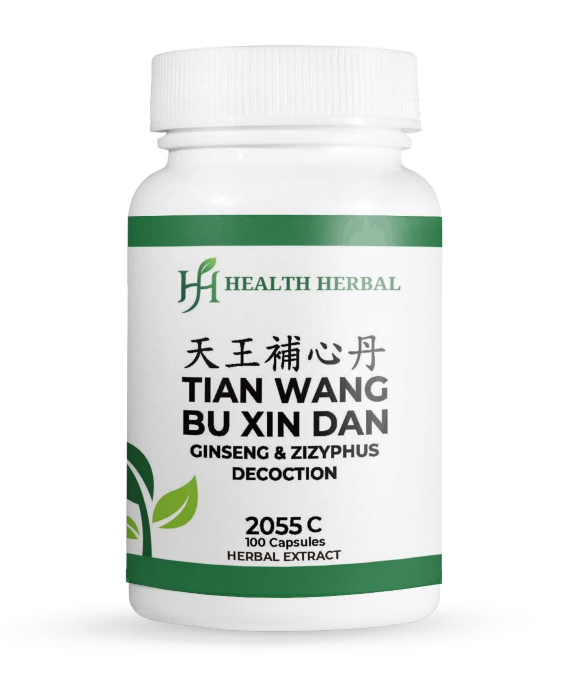 Health Herbal Tian Wang Bu Xin Dan/Ginseng & Zizyphus Decoction Capsules, 100 Count