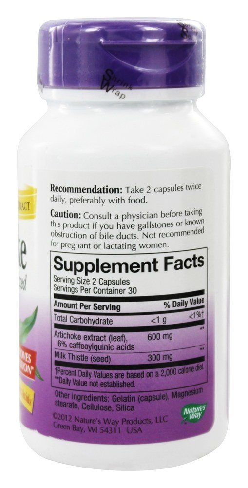 Nature's Way Artichoke Std Tablet 1 Count