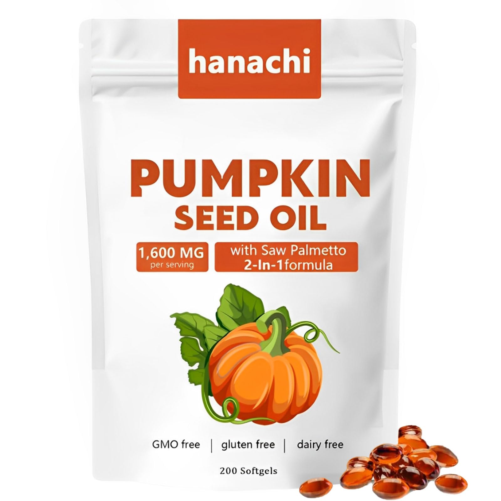 Hanachi Ovela Pumpkin Seed Oil Capsules 1 Capsule
