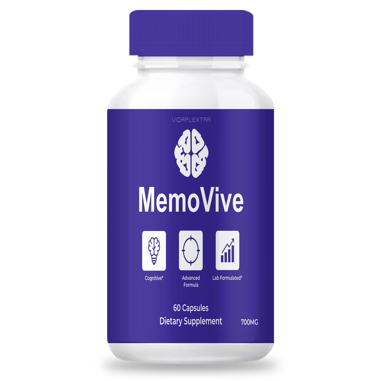 VIDAPLEXTRA Memo Vive - MemoVive Advanced, 60 Capsules