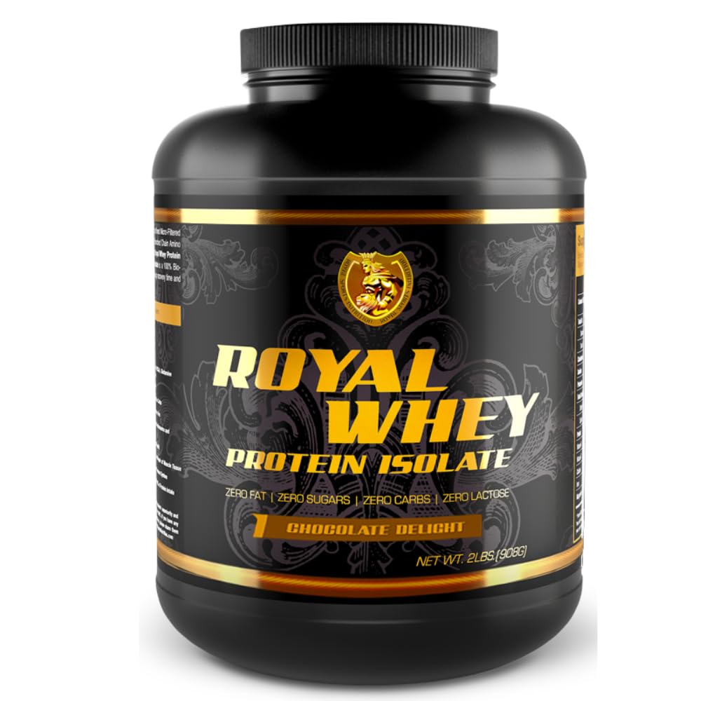 Royal Sports Nutrition 100% Isolate Protein Powder Chocolate Delight, 2 lb