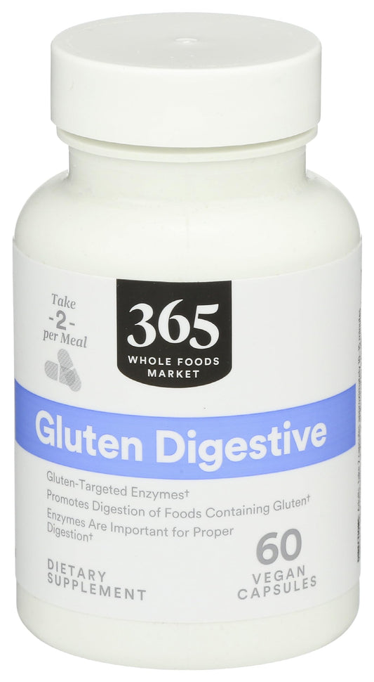 365 by Whole Foods Market, Enzymes Gluten Digestive, 60 Count