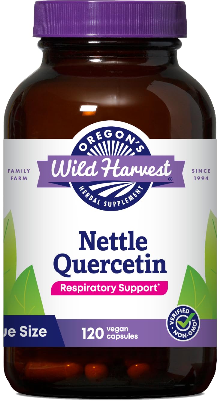 Oregon's Wild Harvest Nettle Quercetin Capsules 120 Count