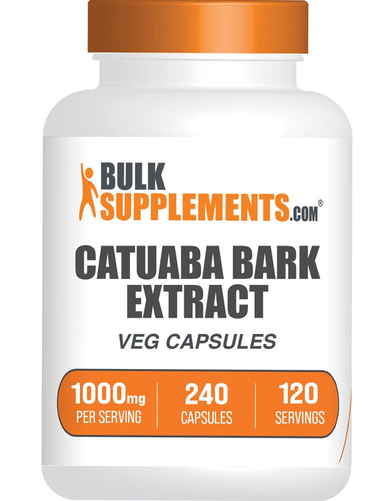 BulkSupplements Catuaba Bark Extract Capsules, 240 Count