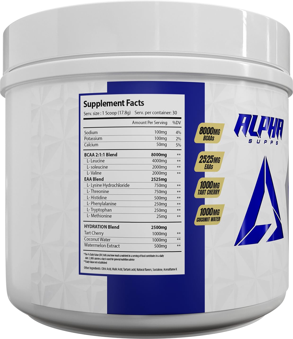 Alpha Supps Hydro 9 Aminos Powder 19 Servings