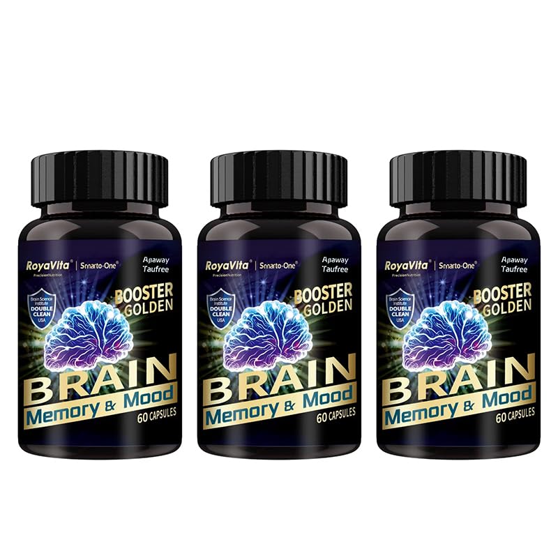 RoyaVita Smarto-One Brain Nutrition Proprietary Blend (DHMP) Nootropic Brain Supplement Capsules 180
