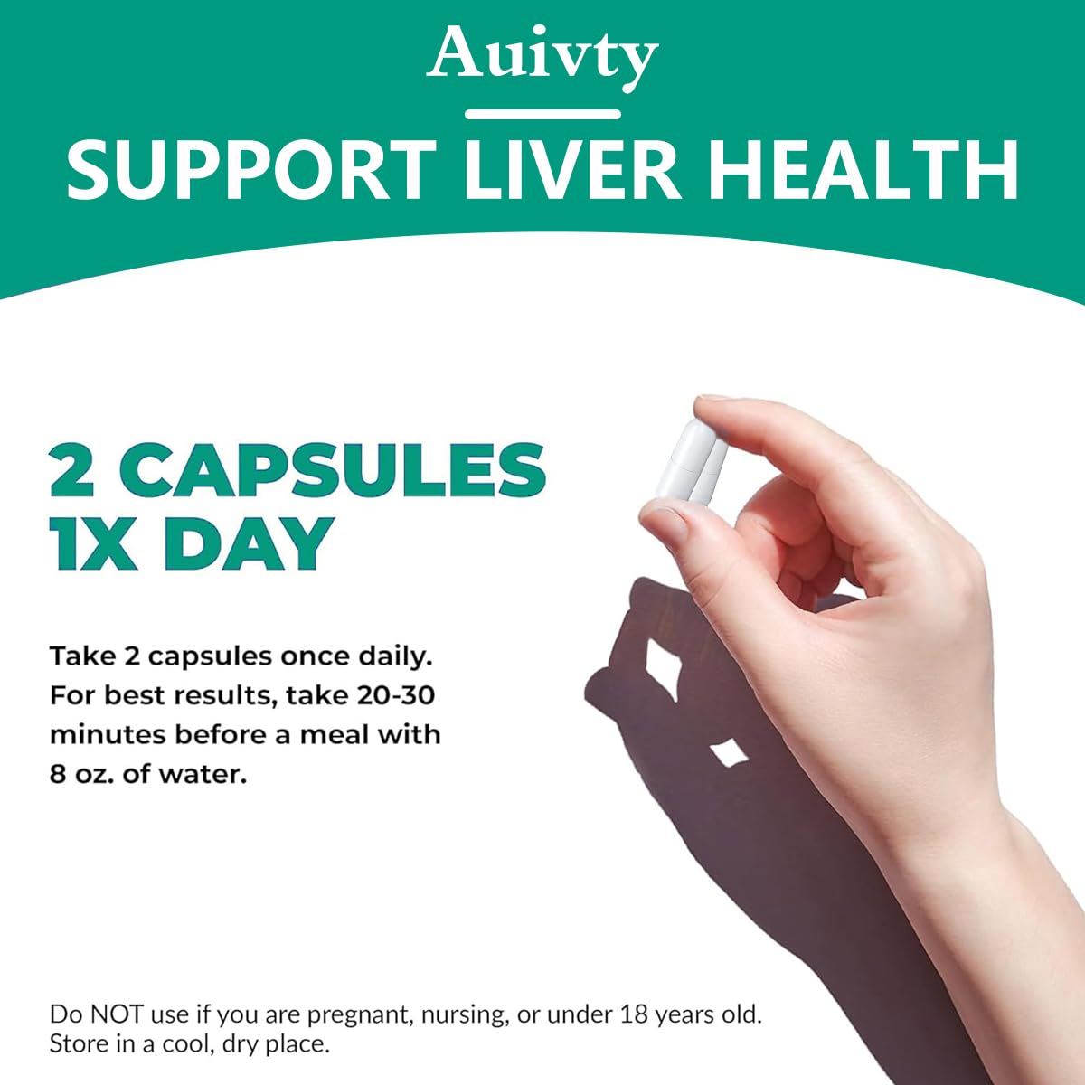 Auivty Liver Support Complex 190 Capsules