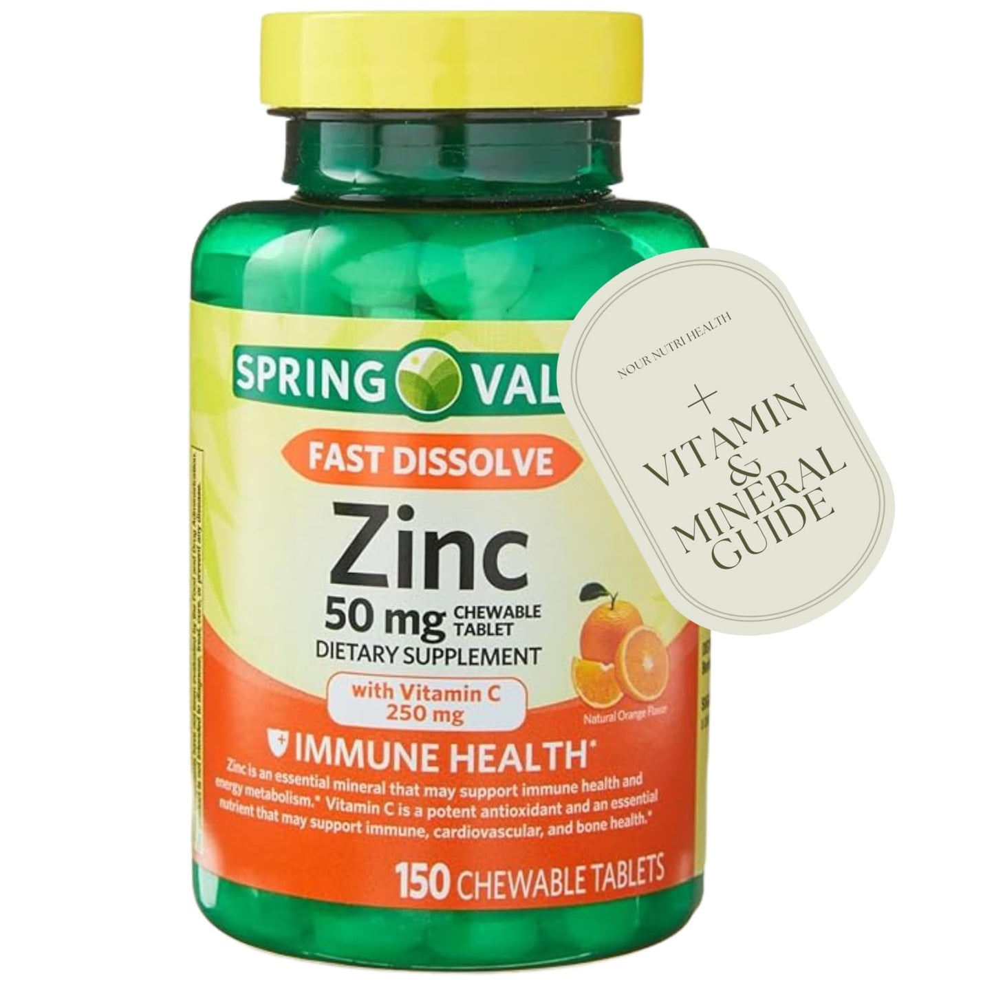 Generic Zinc with Vitamin C 50mg Capsule 150