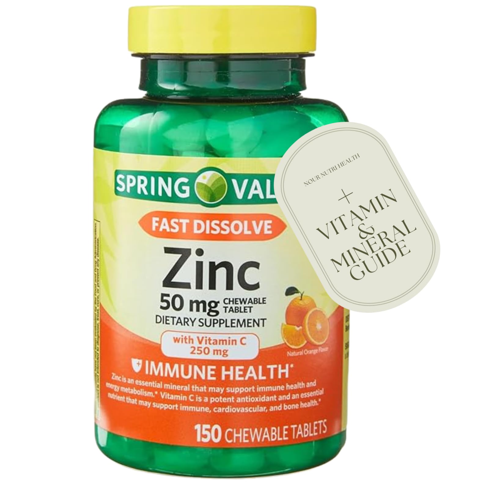 Generic Zinc with Vitamin C 50mg Capsule 150