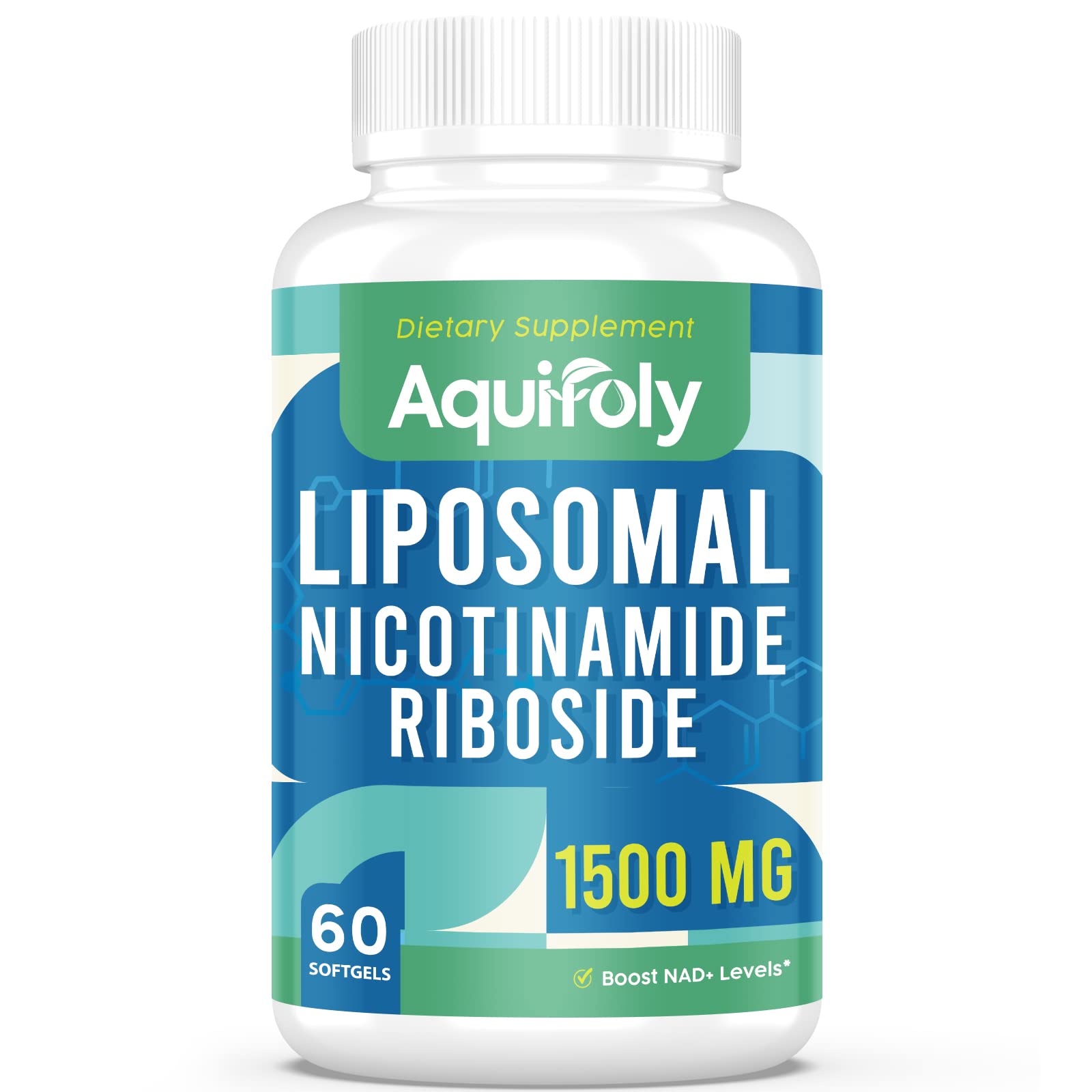 Aesticum Liposomal Nicotinamide Riboside Supplement 2000 mg with TMG and Pterostilbene for Maximum Absorption, Superior to NAD, Boosting NAD+, Cellular Energy, and Age Defense, 60 Softgels