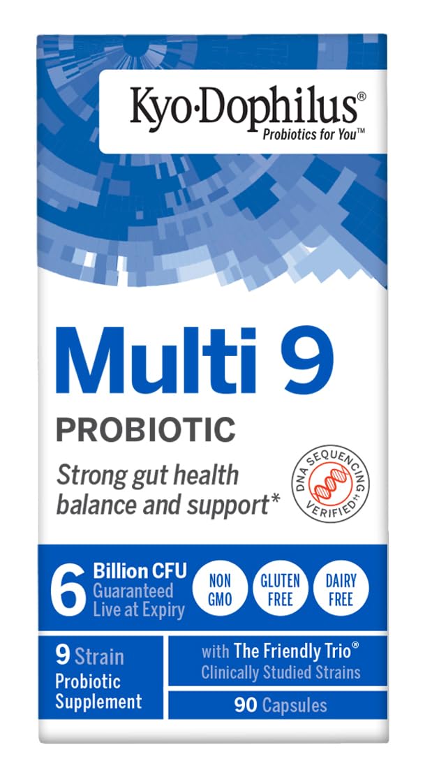 Kyolic Kyo-Dophilus Multi 9 Probiotic Capsule, 90 Count