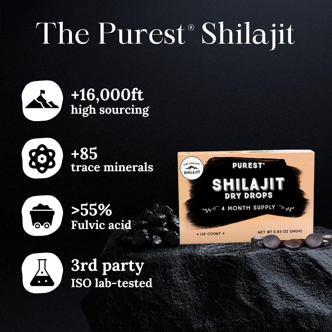 Pure Himalayan Shilajit Shilajit Tablets 60 Tablets