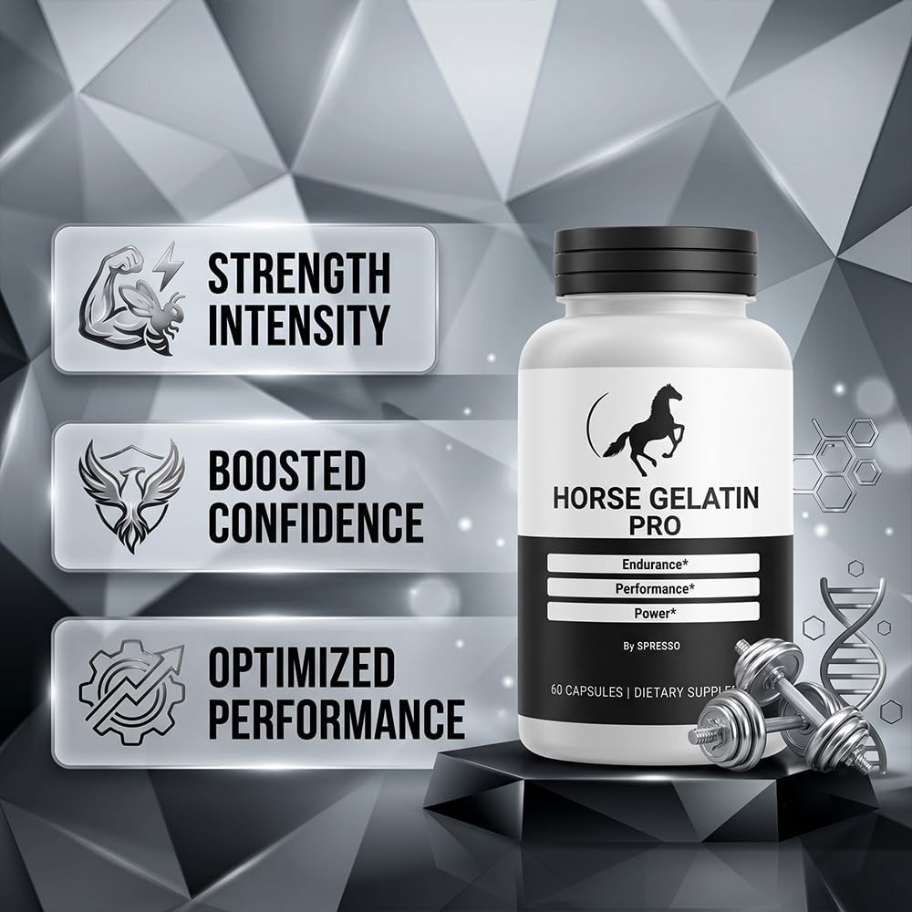 SPRESSO Horse Gelatin Capsules, 300 Capsules