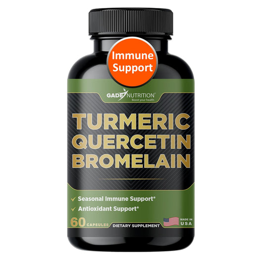 GADE NUTRITION BOOST YOUR HEALTH Turmeric Quercetin with Bromelain 60 Capsules
