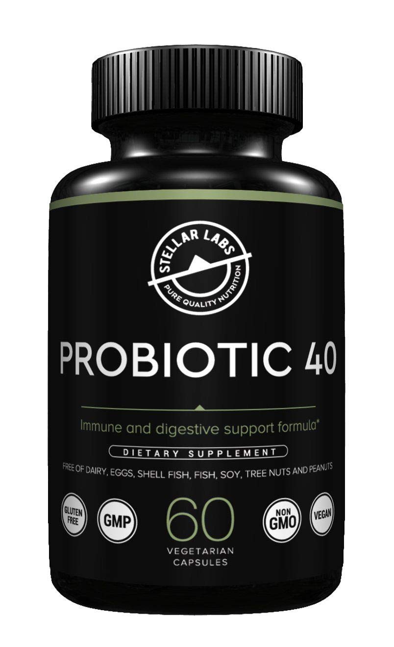 Stellar Labs Probiotic 40 Dietary Supplement Capsule 60 Count