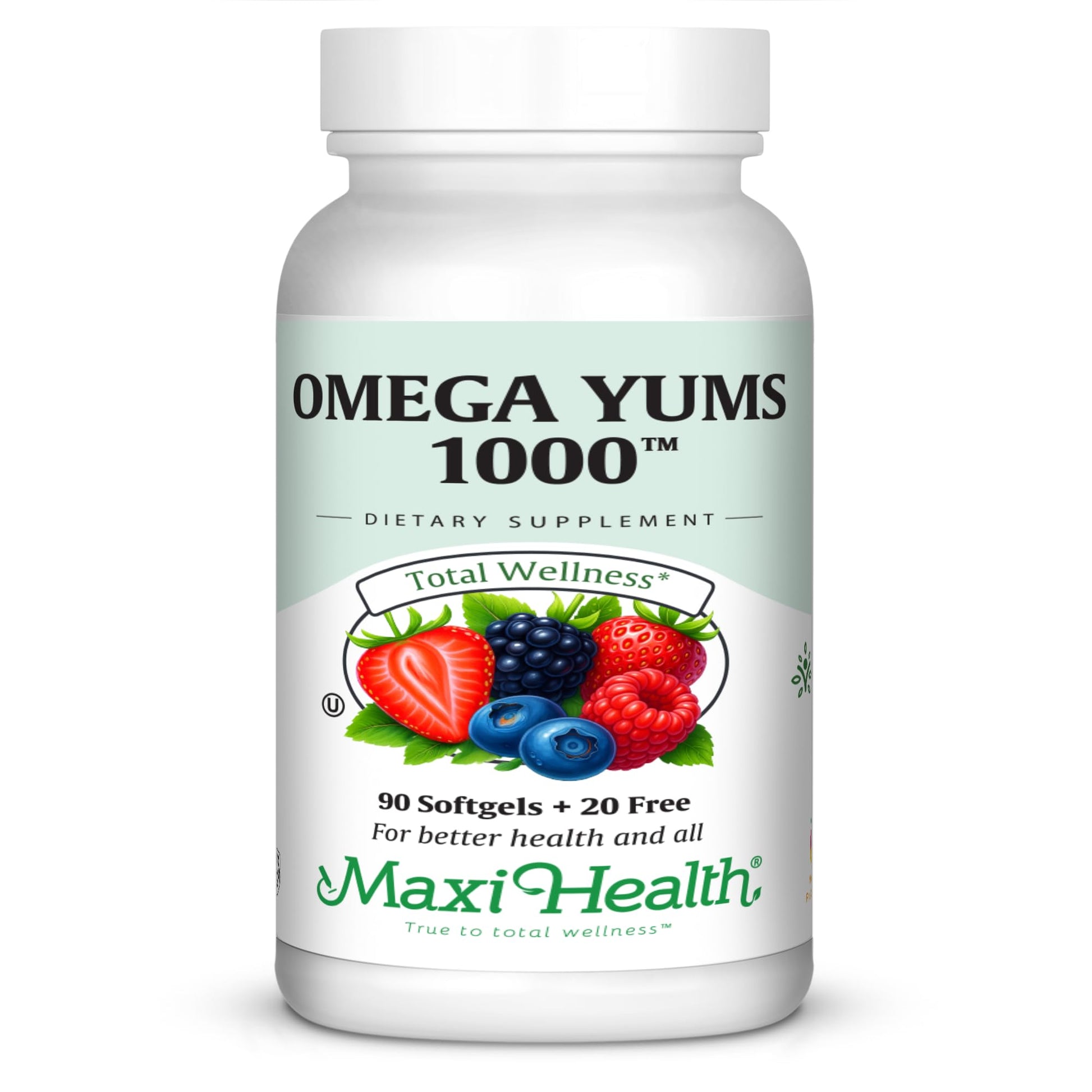 Maxi Health Omega Yums 1000 Chewable 110
