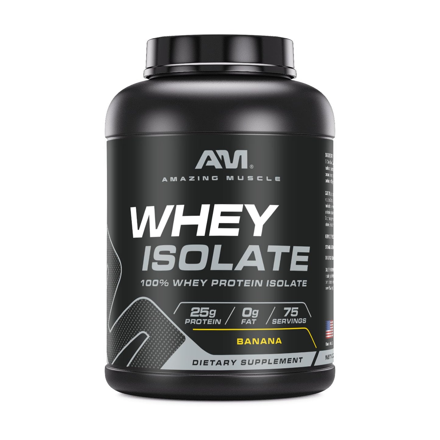 Amazing Muscle Whey Protein Isolate Powder, 1 Pack