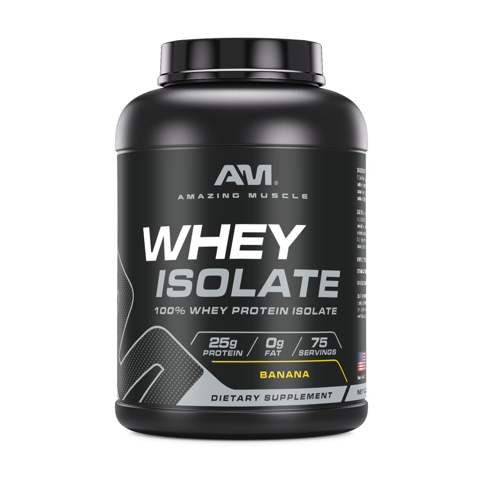 Amazing Muscle Whey Protein Isolate Powder, 1 Pack