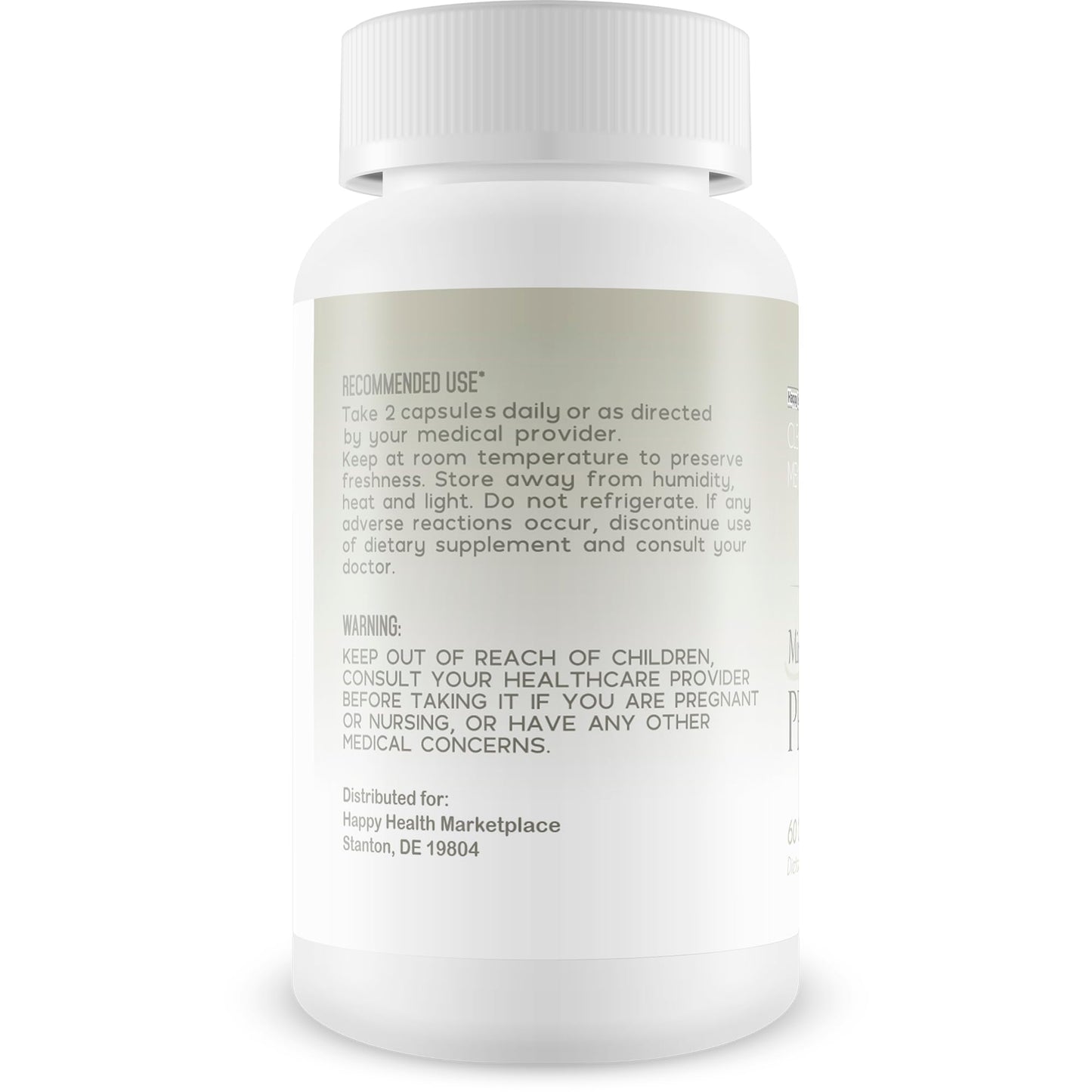Happy Health Marketplace Mind Health Pro Elysce Clear State of Mind & Brain Memory Support Capsules, 60 Count