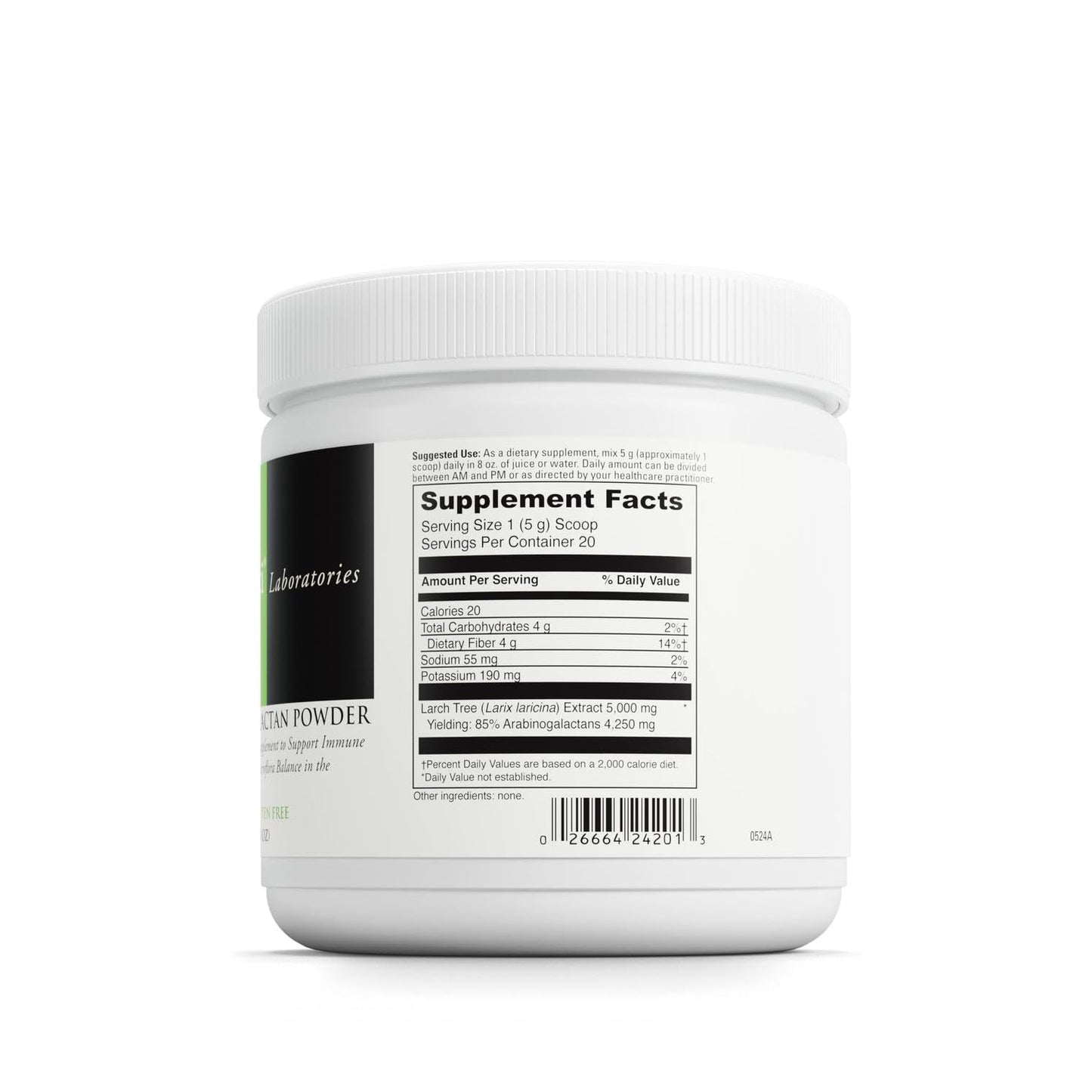 DAVINCI Arabinogalactan Powder 3.53 oz