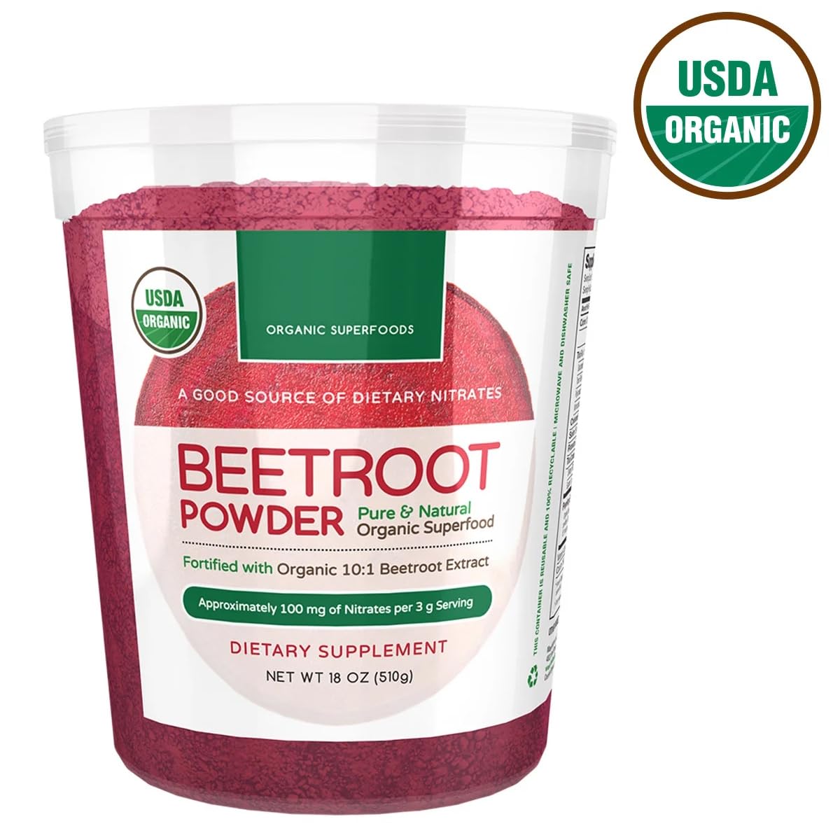 Generic Beetroot Powder, 18 Ounces