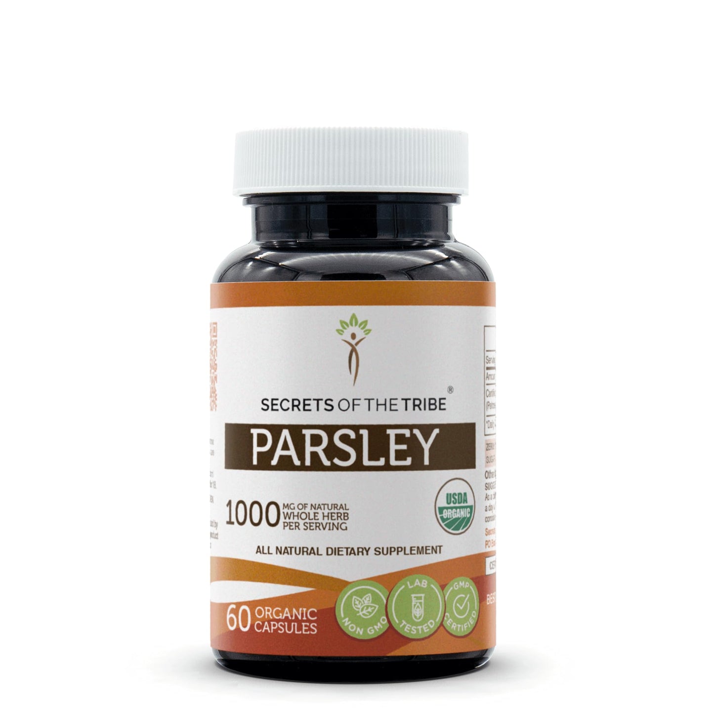 Secrets of the Tribe Parsley USDA Organic 60 Capsules