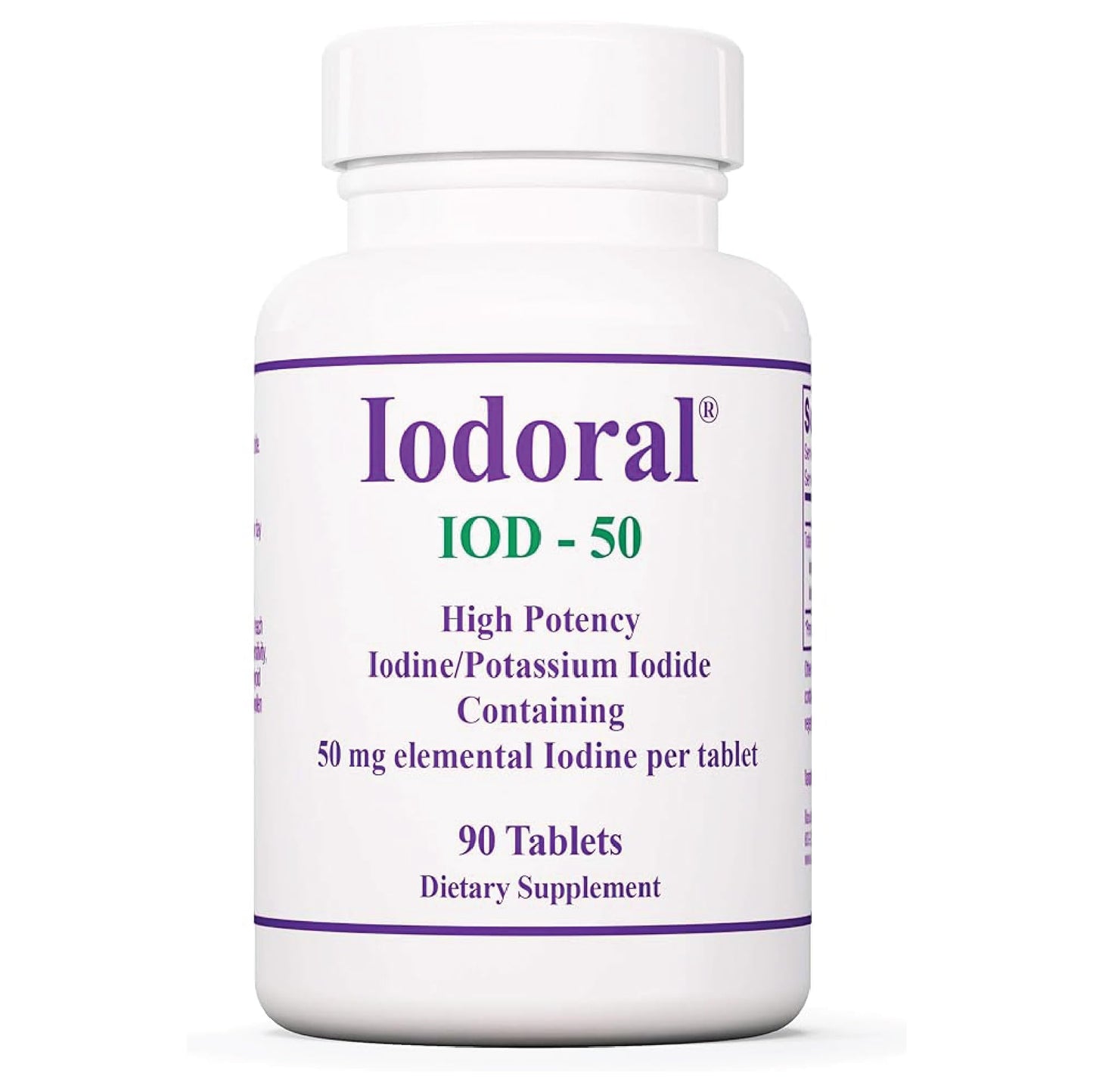 Optimox Iodoral 50 mg Tablet, 90 Count
