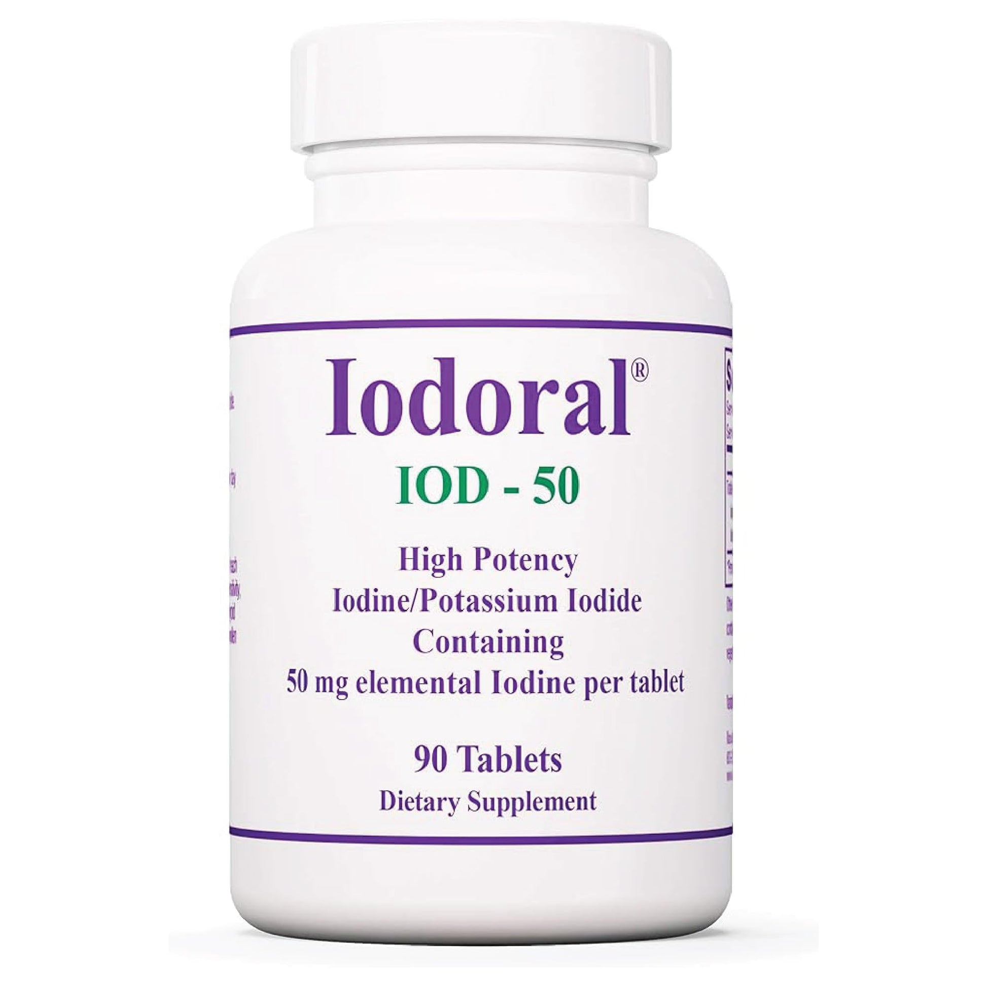 Optimox Iodoral 50 mg Tablet, 90 Count