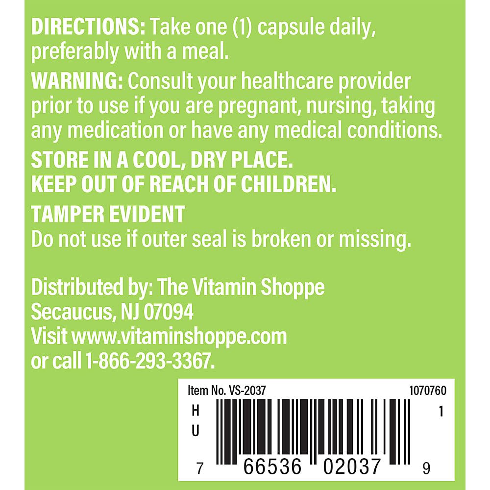 The Vitamin Shoppe Feverfew 380mg A Traditional Herb Once Daily Capsules, 100 Count