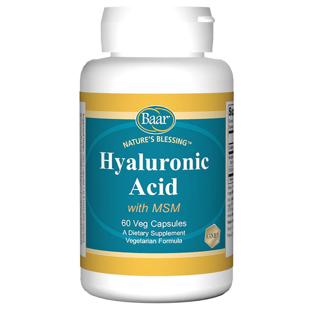 Baar Nature's Blessing Hyaluronic Acid with MSM Capsules, 60