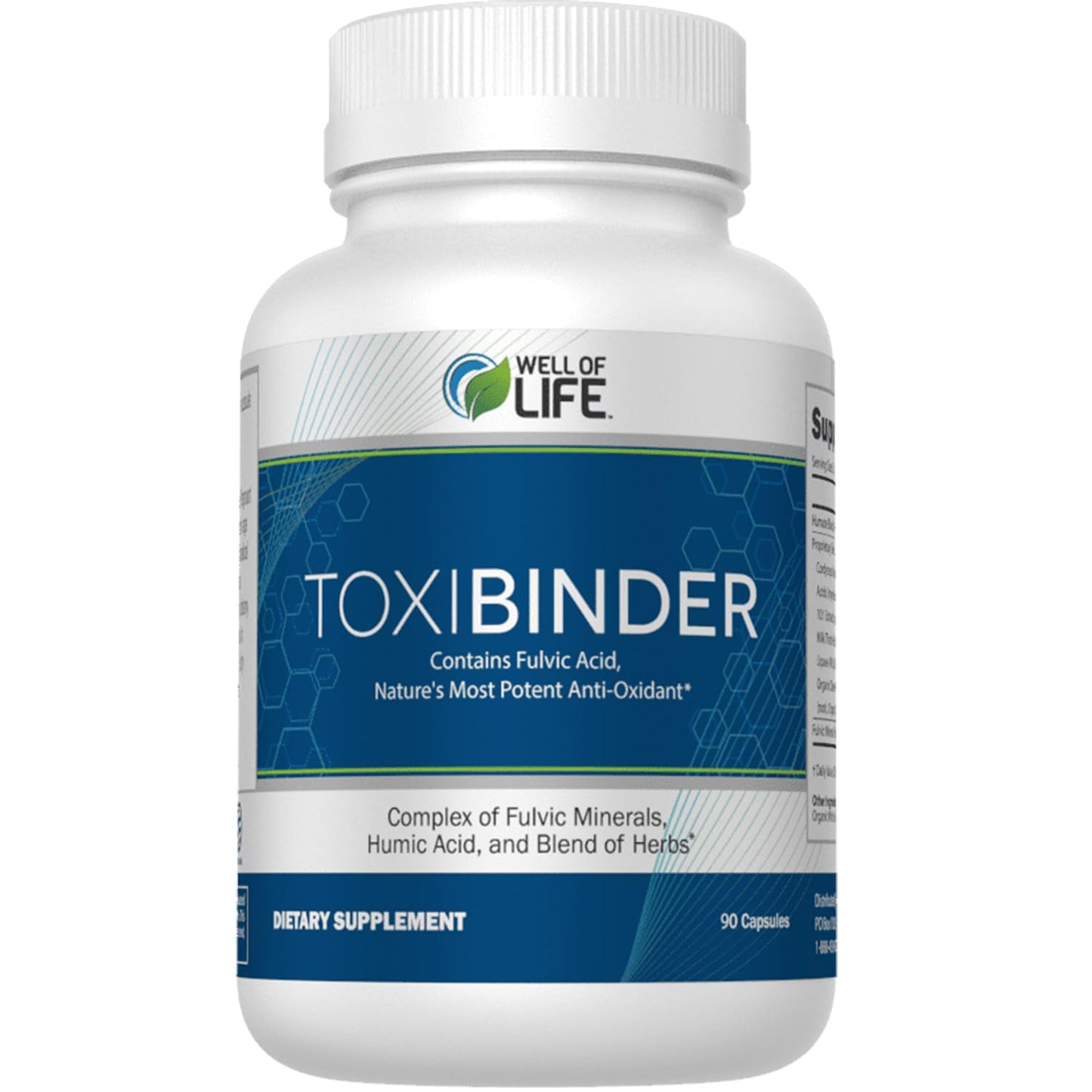 Well of Life Revitalize Detox & Repair Complex ToxiBinder Capsule 90 Count